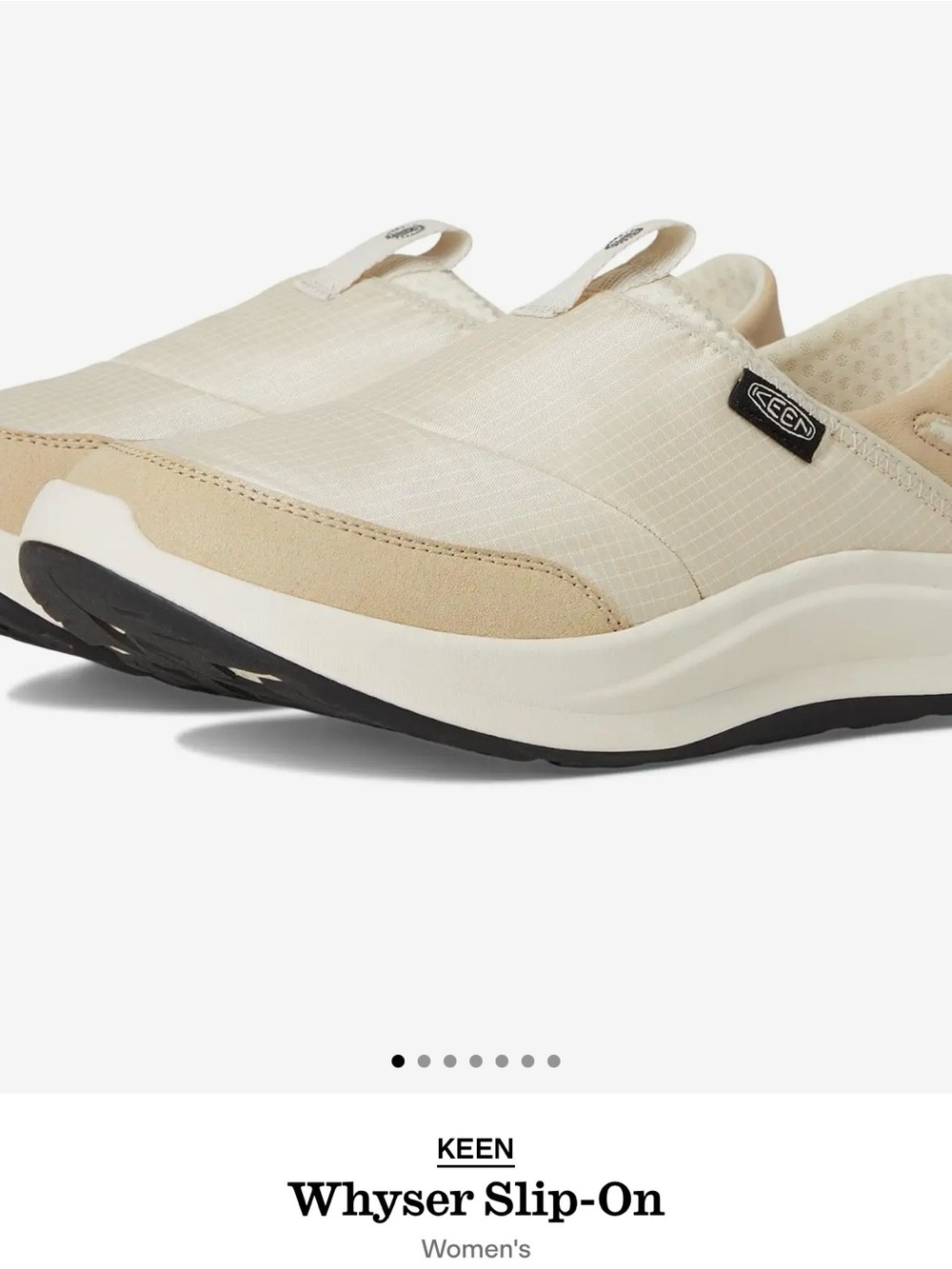 NEW Keen Whyser Slip-On in Beige and Cream